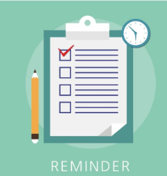 Reminder checklist